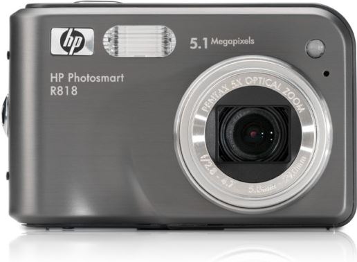 HP Photosmart R818 zilver