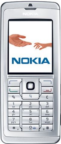 Nokia E60 zilver
