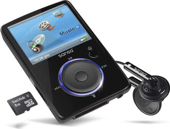 Sandisk Sansa Fuze MP3 Player 4GB 4 GB