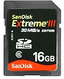 Sandisk Extreme SDHC 16GB