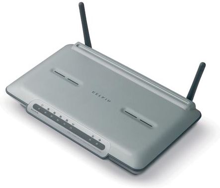 Belkin ADSL2+ Modem met ingebouwde Hi-Speed Draadloze G Router - annex B