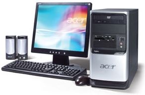 Acer Aspire T136 & 17" LCD monitor