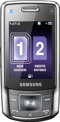 Samsung B5702 Duos zwart / (dualsim)