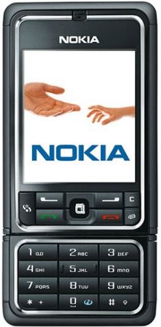 Nokia 3250 zwart, wit, groen, roze