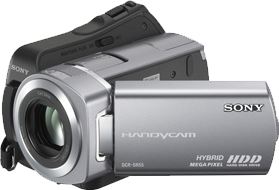 Sony DCR-SR55E zilver, zwart