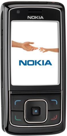 Nokia 6288 zwart, wit, blauw, rood