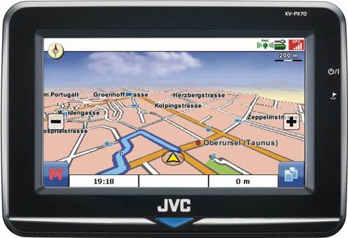 JVC KV-PX701 all-in-one GPS navigation system