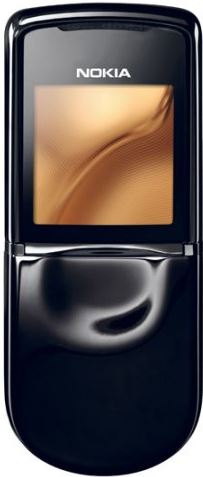 Nokia 8800 Sirocco Edition zwart, zilver