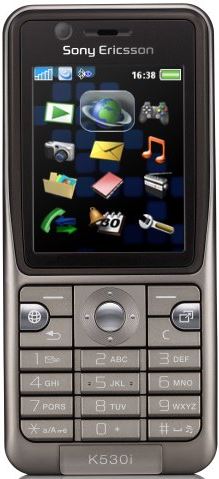 Sony Ericsson K530i zwart, zilver