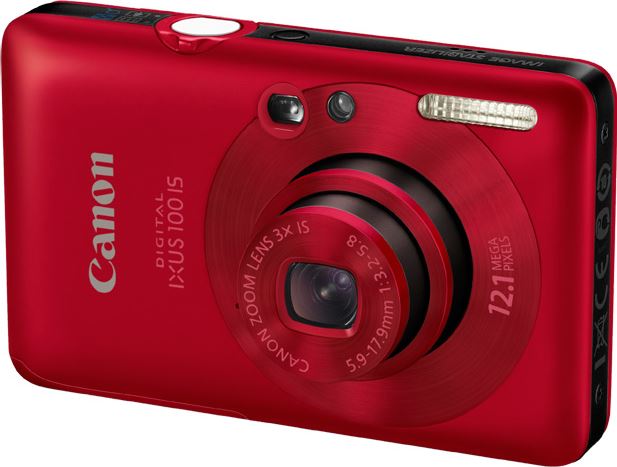 Canon Digital IXUS 100 IS rood