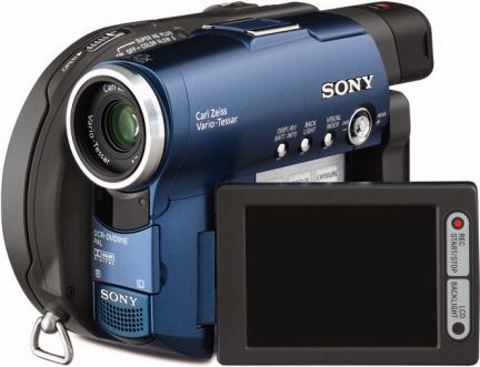 Sony DCR-DVD91 blauw, grijs