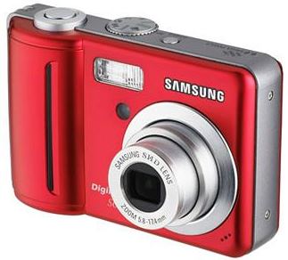 Samsung Digimax S600 rood