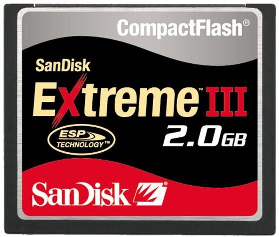 Sandisk 2 GB Extreme® III CompactFlash®