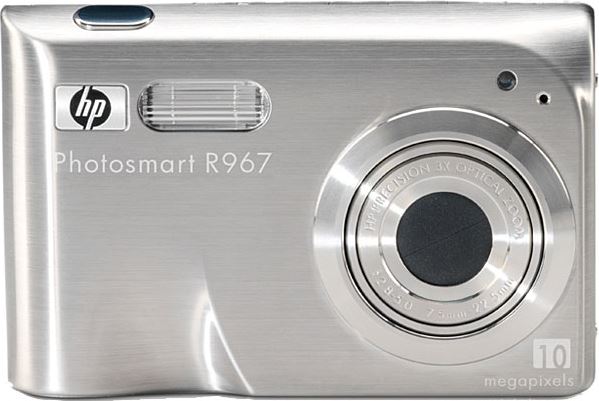 HP Photosmart R967 zilver