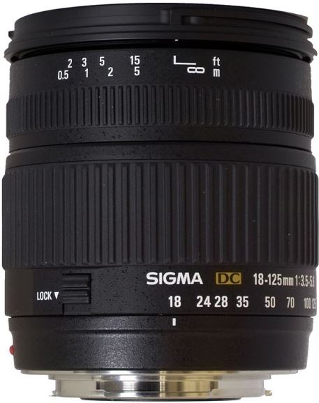 Sigma Wide Angle-Telephoto 18-125mm f/3.5-5.6 DC Nikon