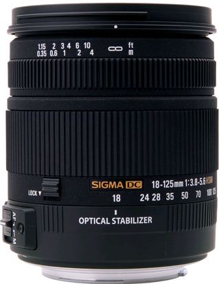 Sigma Wide Angle-Telephoto 18-125mm f/3.5-5.6 DC Nikon