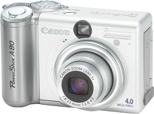 Canon POWERSHOT A80 USB 4.0MEGAPIXEL zilver