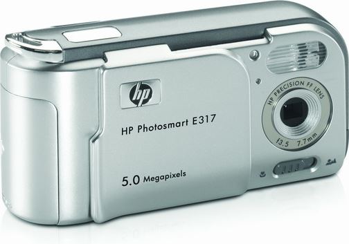 HP Photosmart E317 zilver