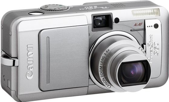 Canon PowerShot S60  5.0Mpixel - 32MBCF - 3.6x Optical zoom 4.1x Digital zoo zilver