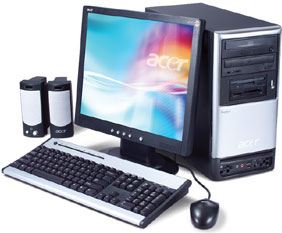 Acer ASPIRE T120E-S96G ATI A3000/160GB 512MB DUAL DVD-RW MULTI DVD XP