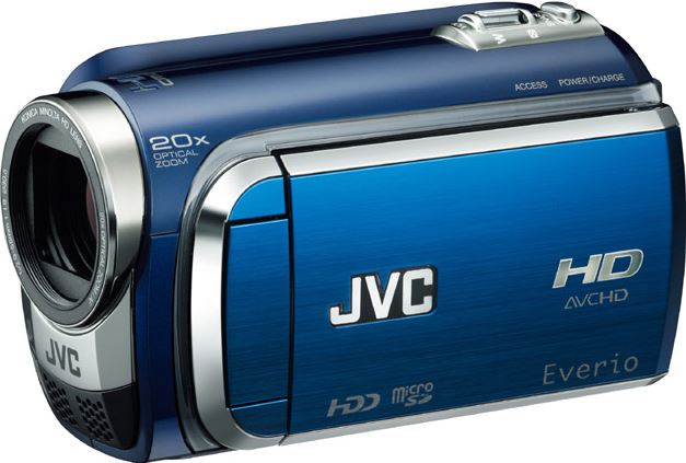 JVC GZ-HD300 blauw