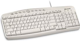 Microsoft Wired Keyboard 500 White EN PS2