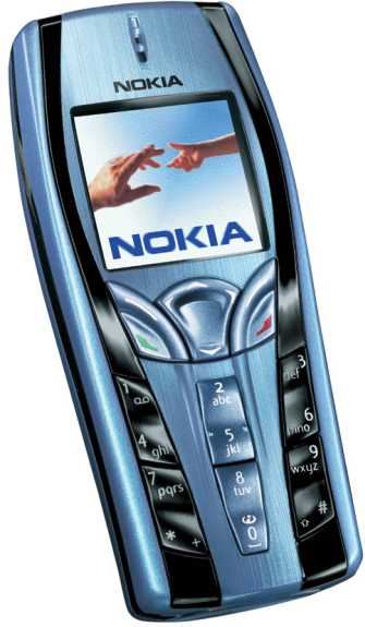 Nokia 7250i blauw, groen