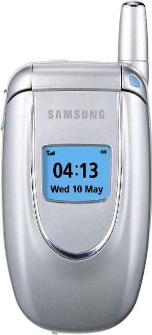 Samsung E100 zilver