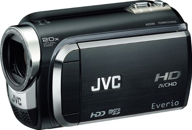 JVC GZ-HD300 Black zwart