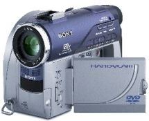 Sony DCR-DVD100 blauw, grijs