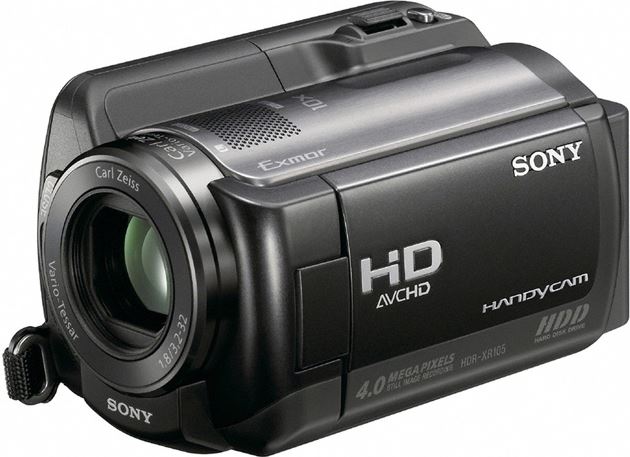 Sony HDR-XR105E zwart