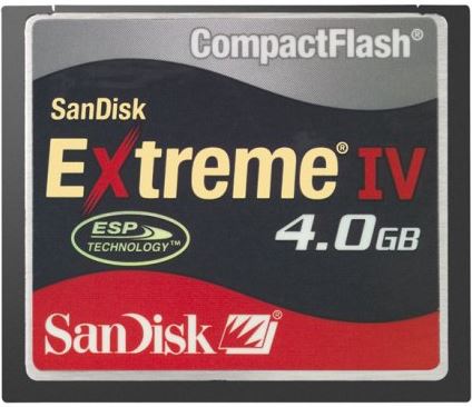 Sandisk Compact Flash Extreme IV 4GB