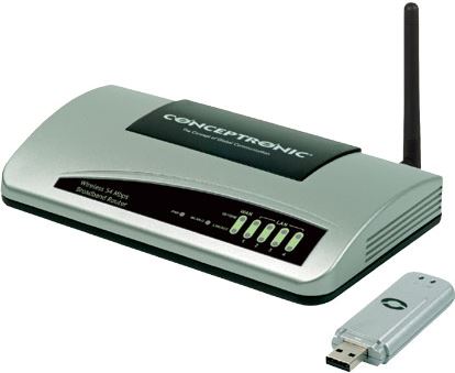 Conceptronic Wireless 54 Mbps Broadband Starter pack