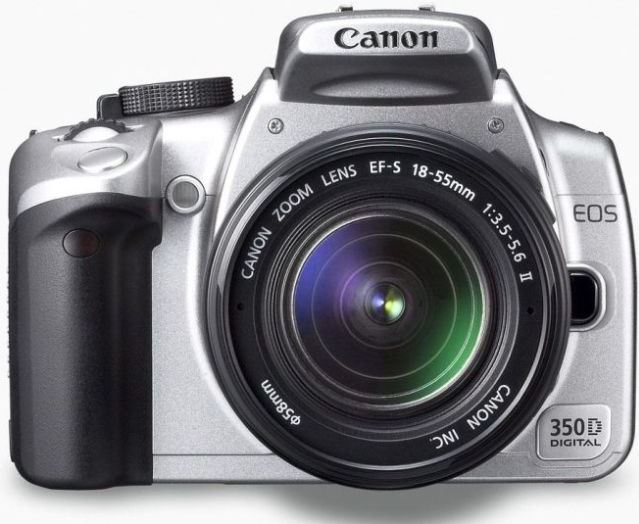 Canon EOS EOS 350D 18-55 Kit zwart, zilver