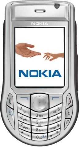 Nokia 6630 groen, zilver