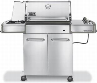 Weber Genesis S-320 gasbarbeque / rvs / rvs / rechthoekig