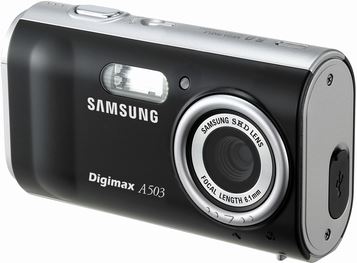 Samsung Digimax A503 rood