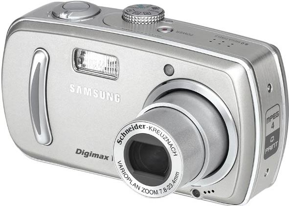 Samsung Digimax V800 zwart, zilver