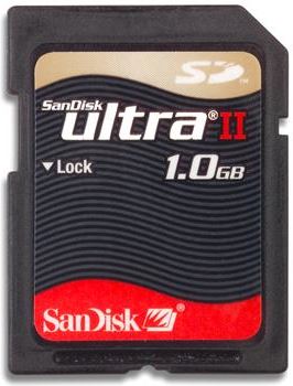 Sandisk SD Ultra II (1 GB)