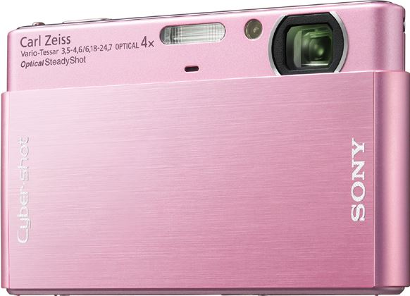 Sony Cyber-shot T DSC-T77 zilver roze