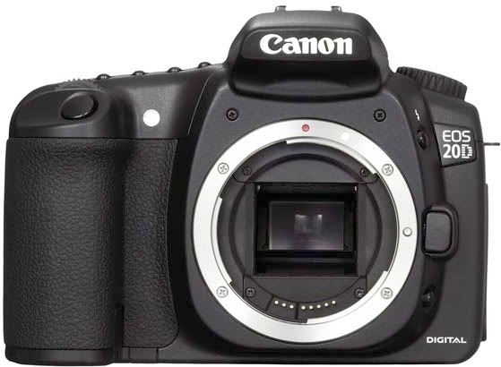 Canon EOS 20D SLR BODY 8.2Mpixel  9-punts AFCompatibel EF/EF-S objectieven & zwart