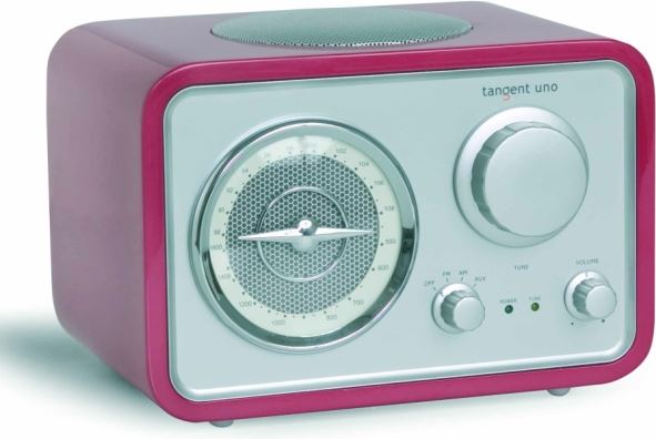 Tangent Uno Table Radio - Red rood