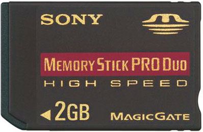 Sony Memory Stick PRO DUO 2GB