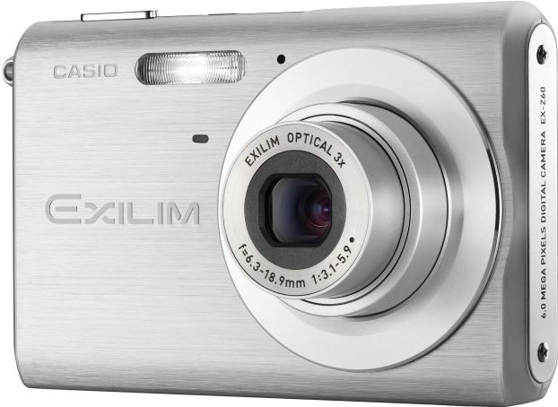Casio Exilim Zoom EX-Z60 zilver
