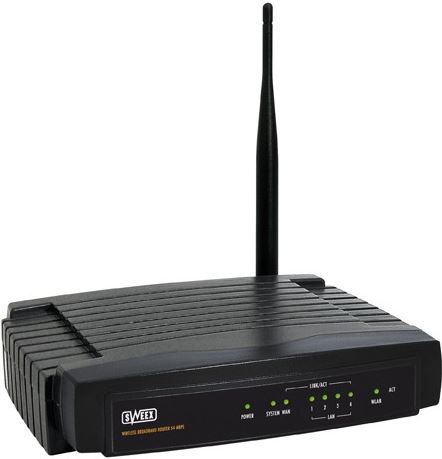 Sweex Wireless Broadband Router 54 Mbps (LW050)