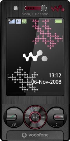Sony Ericsson W715 zwart, zilver