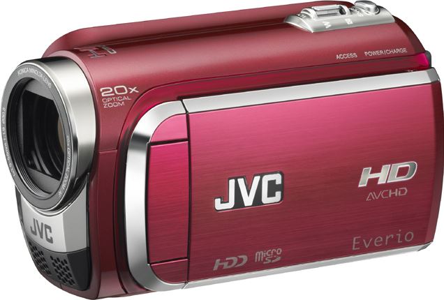 JVC GZ-HD 300 REU rood