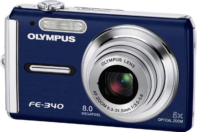 Olympus FE-340, Blue blauw
