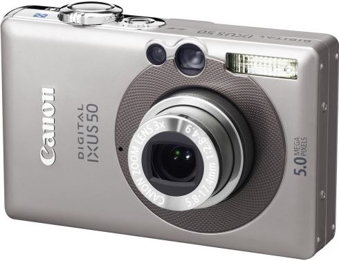 Canon Digital IXUS 50 zilver