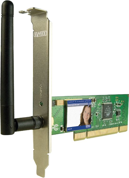Sweex LW057 WIRELESS LAN PCI CARD 54 MBPS